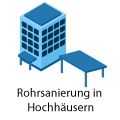 Rohrsanierung in Hochhäusern