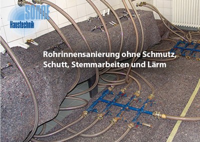 Wir betreiben Rohrinnensanierung ohne Schmutz, Schutt, Stemmarbeiten und Lärm.